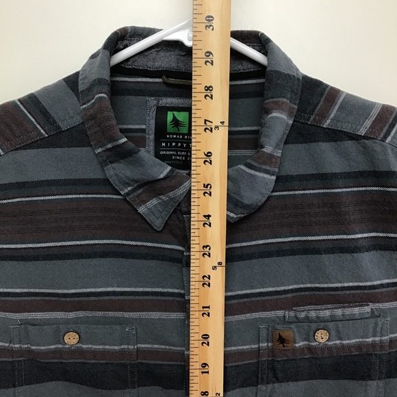 Hippy Tree Original Surf & Stone Company mens long sleeve button up shirt L - Picture 8 of 9